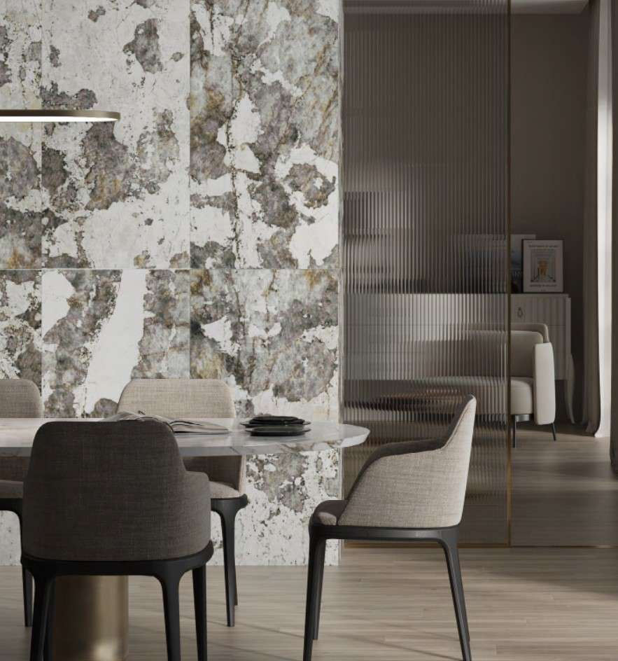 Изображение товара Керамогранит Kerranova Usadba 600x600 мм белый серый коричневый прочный морозостойкий