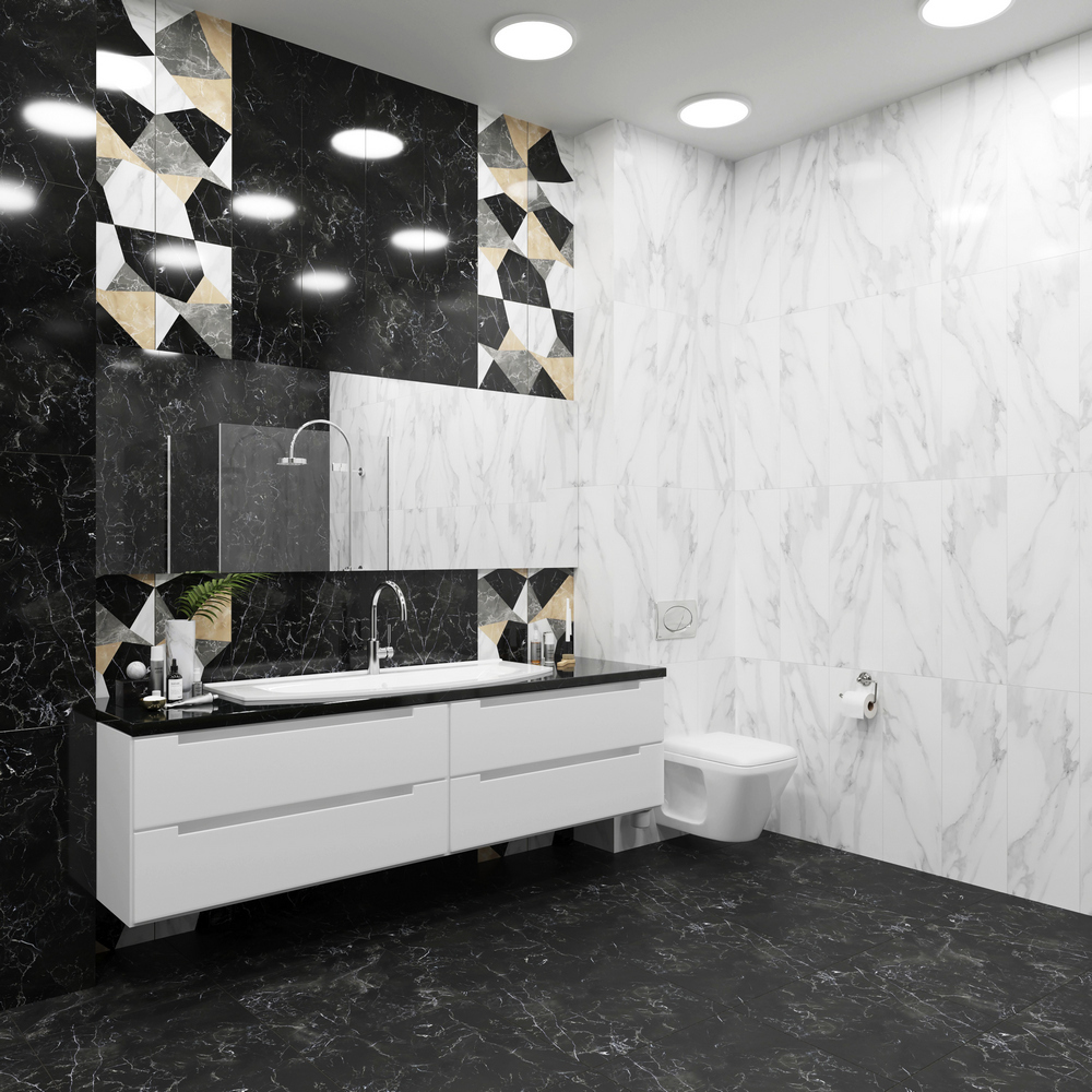 Изображение товара Настенная плитка Керамин 00-00101562 черная 75x25 см