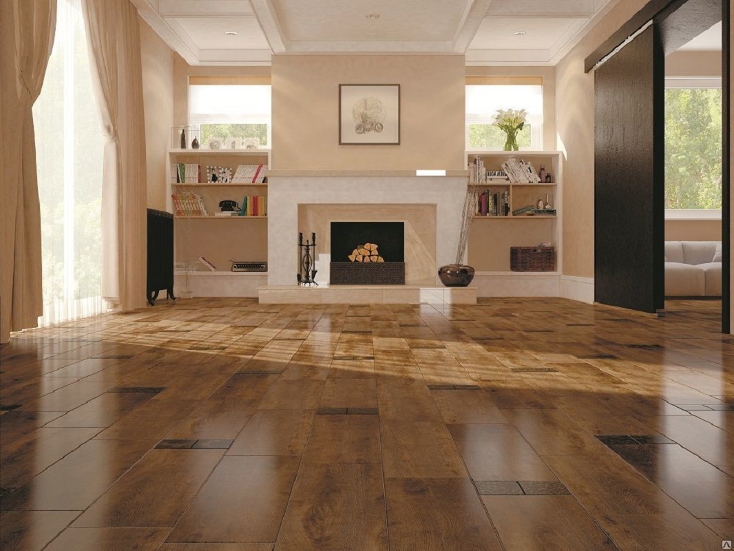 Изображение товара Керамогранит Grasaro Italian wood G-252/SR/200x600x9tmn 20x60см цвет коричневый