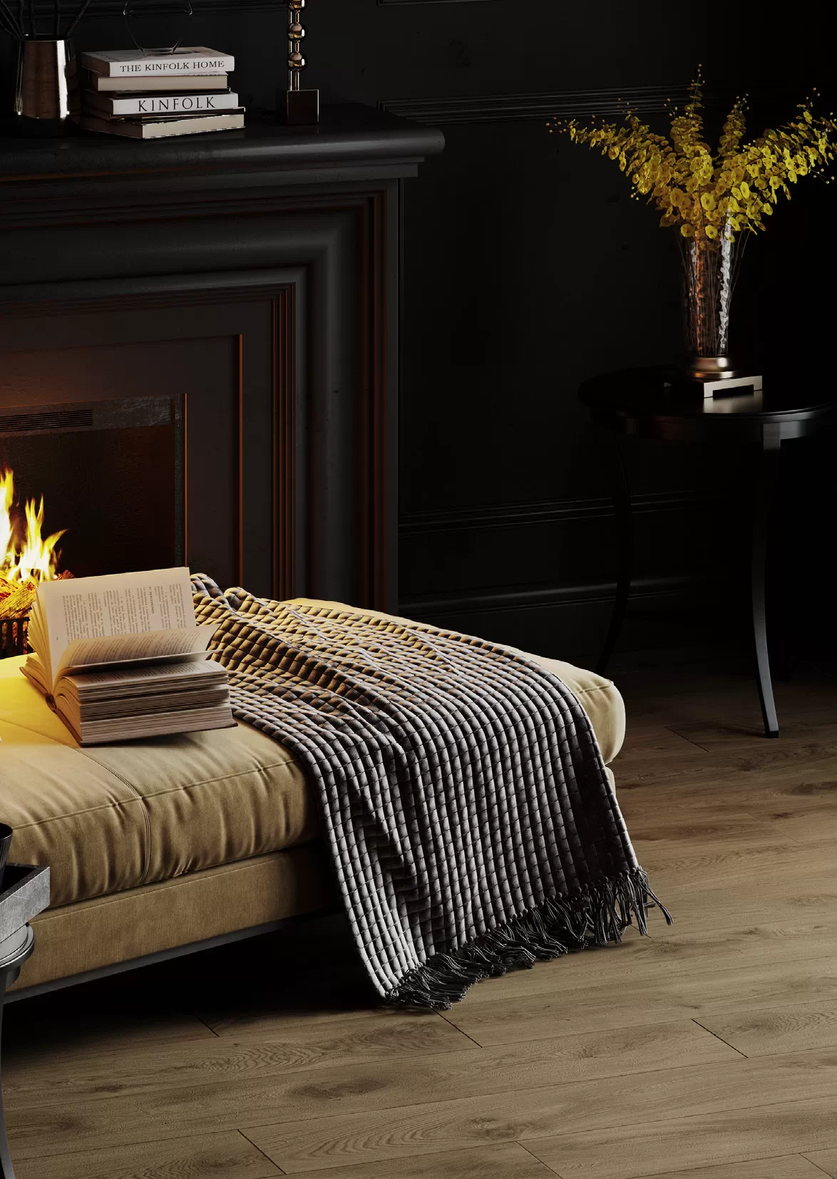 Изображение товара Керамогранит Kerranova Dubrava 200x120 см темно-коричневый, морозостойкий