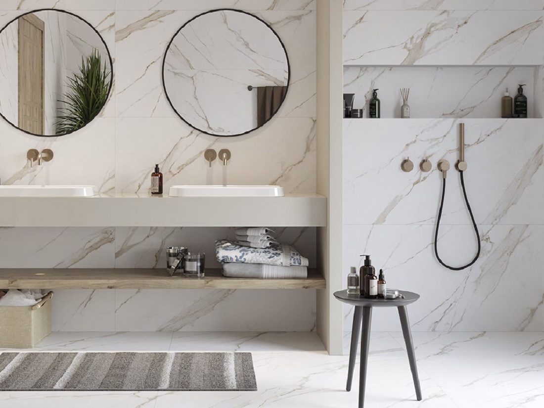 Изображение товара Керамогранит Kerranova Butik 600x600 мм бежевый мраморный, морозостойкий, для пола и стен