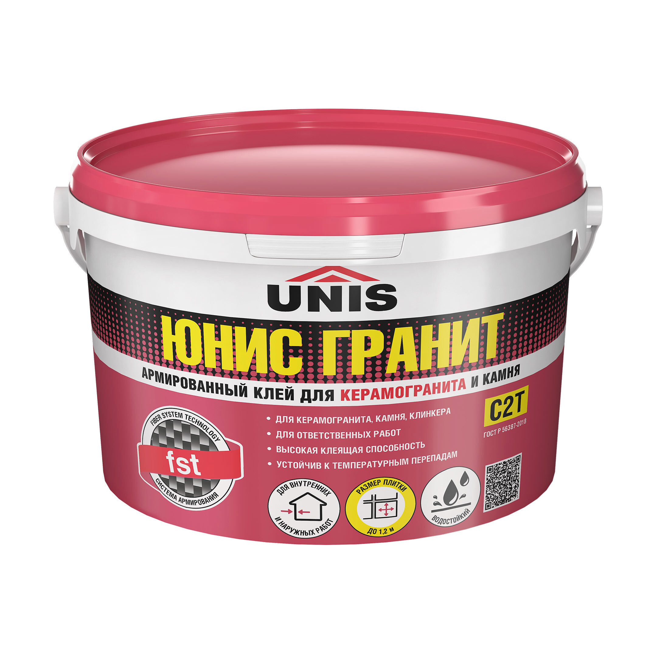 Изображение товара Армированный клей Unis Гранит C2T 5кг