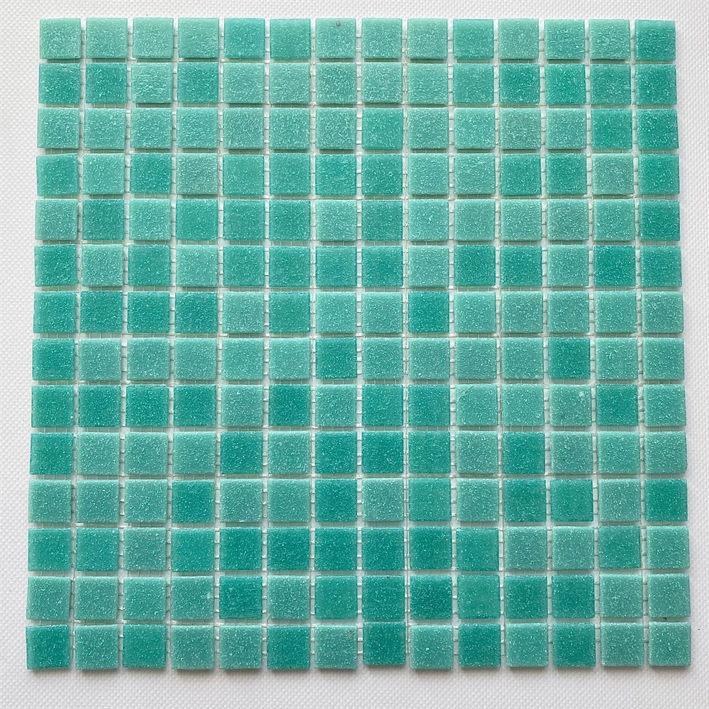 Изображение товара Стеклянная мозаика Керамоград Мята 30.5x30.5 см зеленая