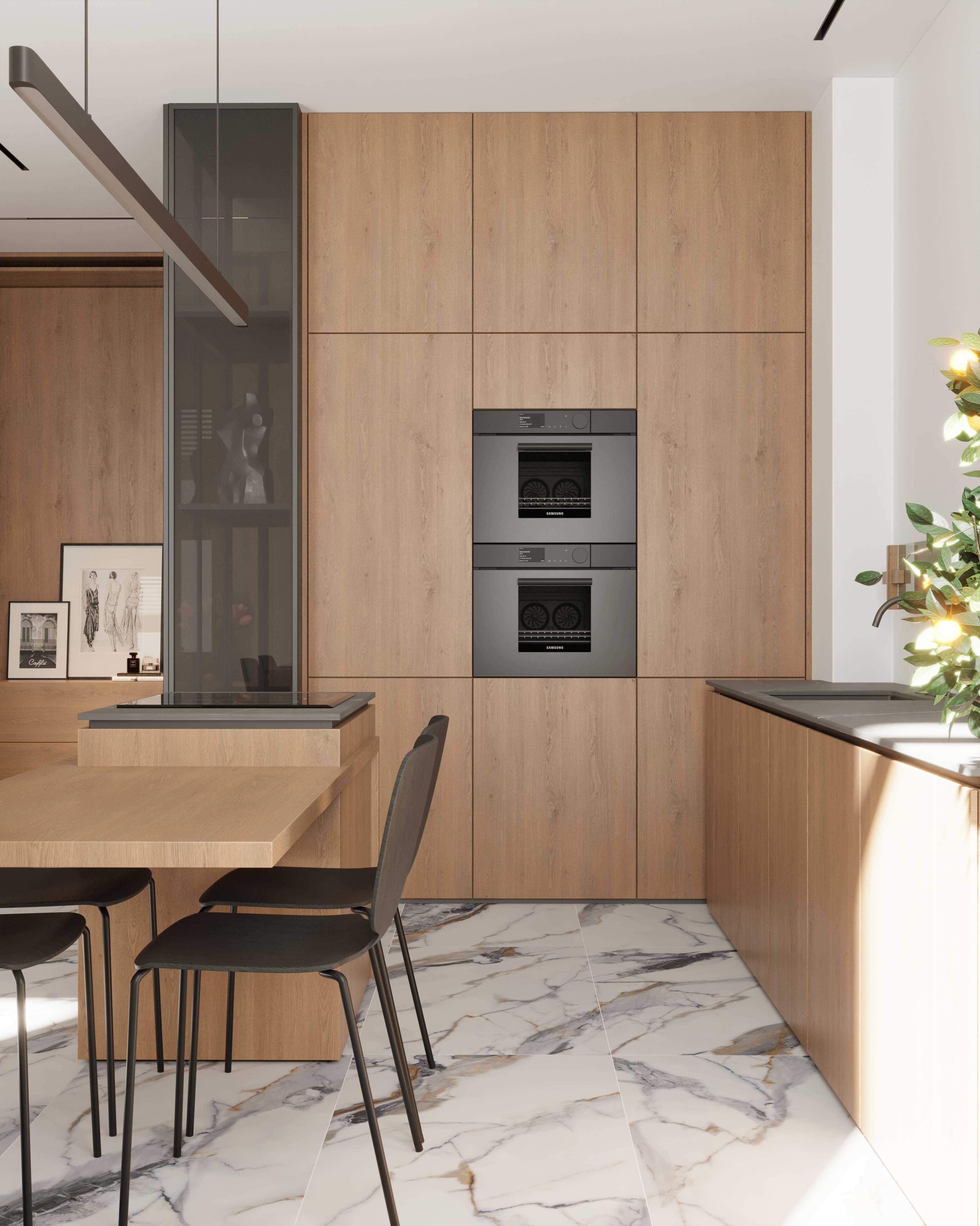 Изображение товара Керамогранит BASCONI HOME Calacatta Gold 60x120 см, глазурь, мраморный эффект