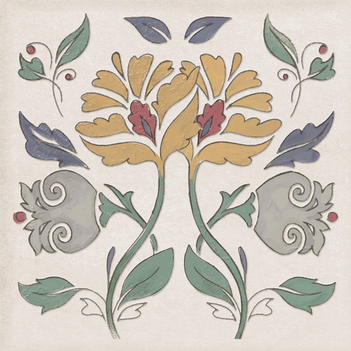 Изображение товара Настенная керамическая плитка Eletto Soller 15x15 см, узор, матовая поверхность