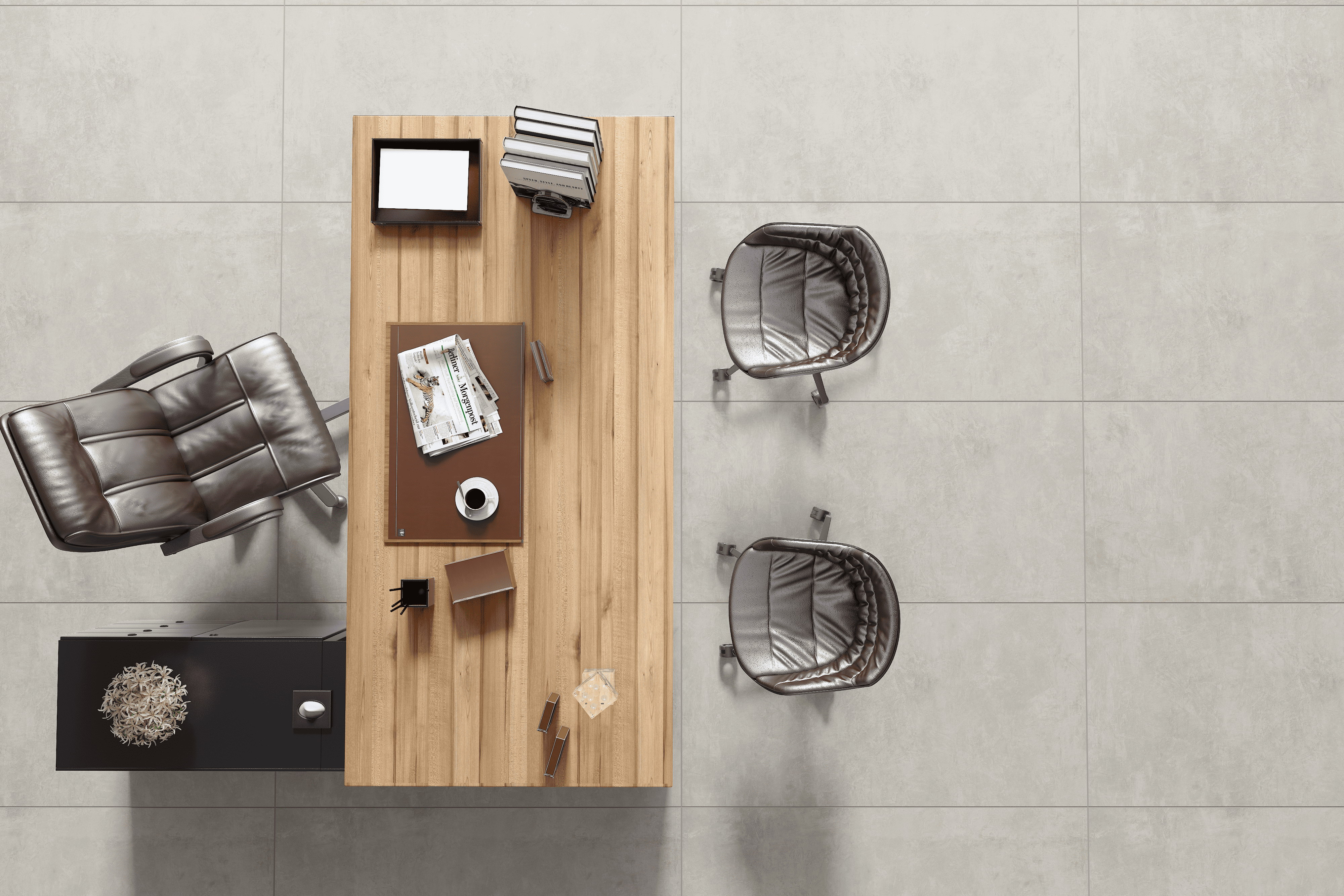 Изображение товара Керамогранит Portland Acero matt 60x120 см серый для пола и стен