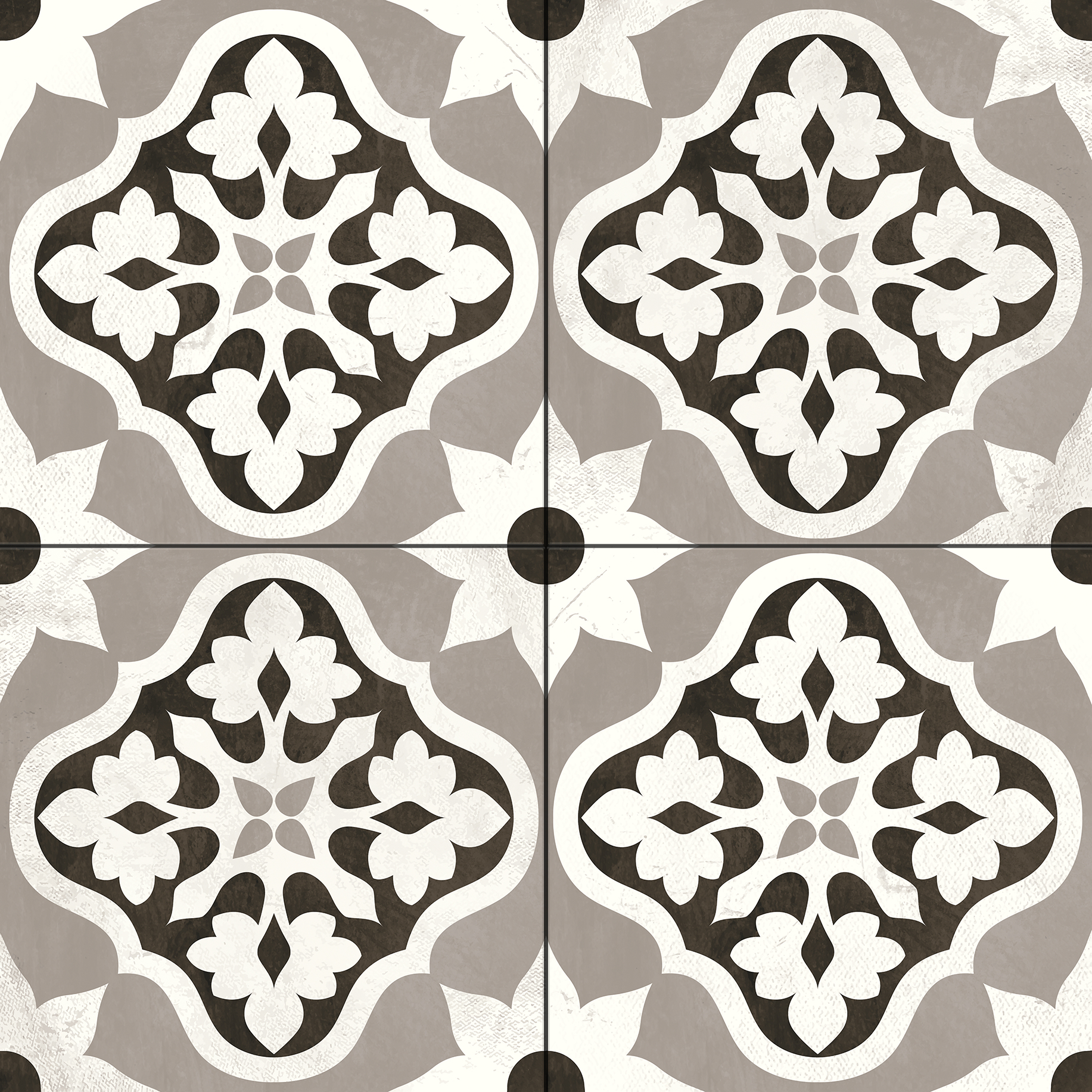 Изображение товара Керамогранит Navarti Hidraulicos Lys Grey 45x45 см, пэчворк, испания