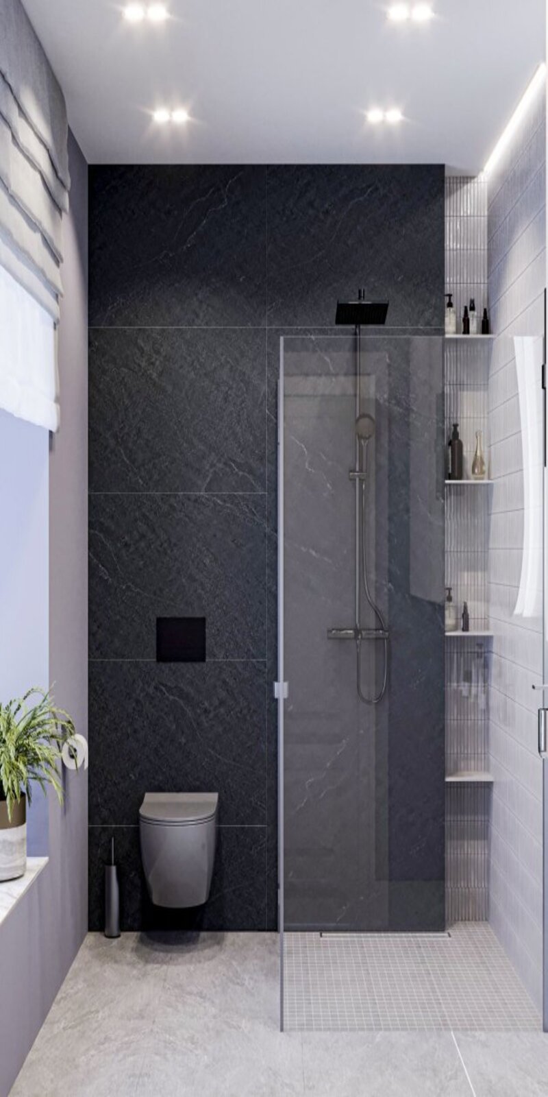 Изображение товара Керамогранит Вива Ground Black 60x120 см для пола и стен, морозостойкий, матовый