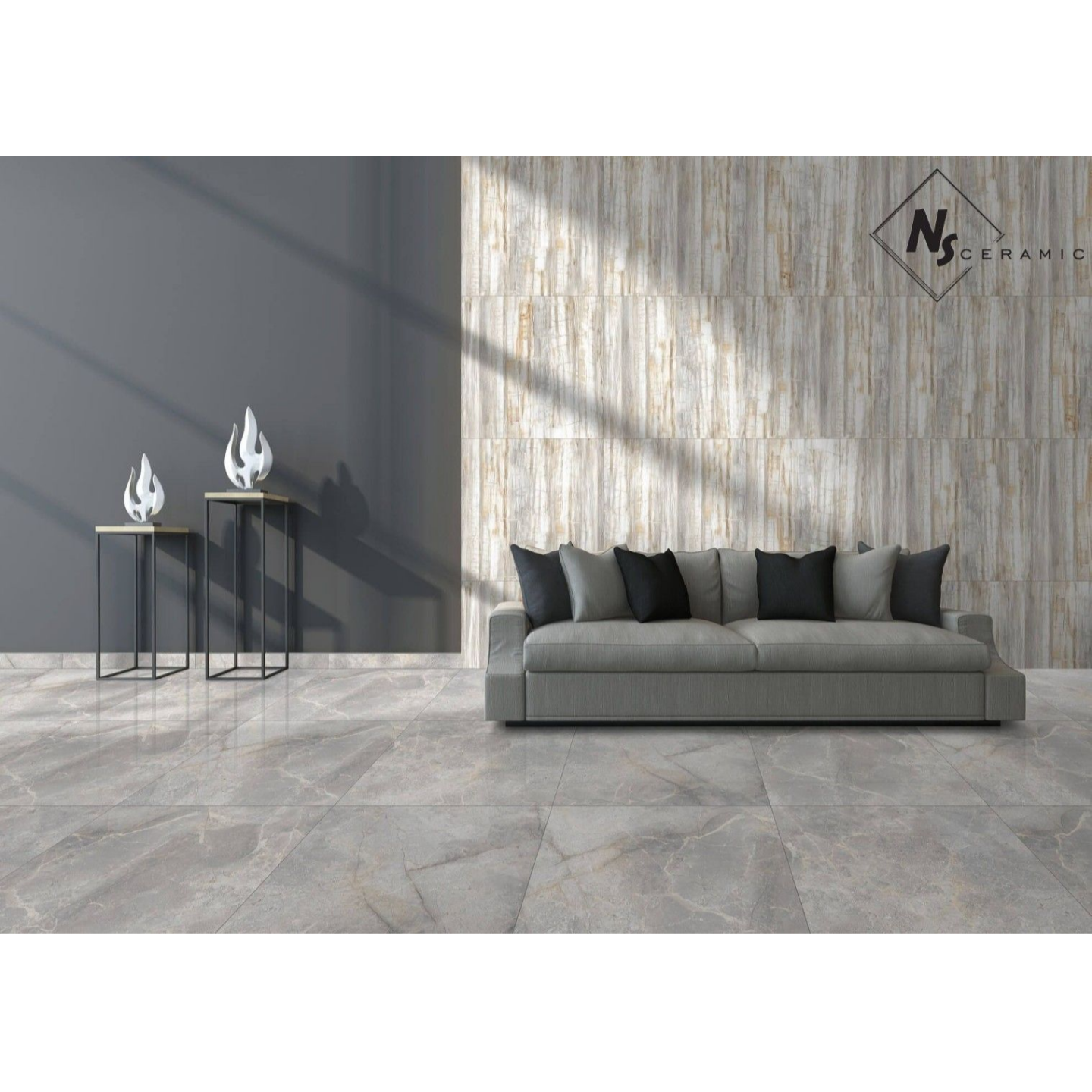 Изображение товара Керамогранит Nsceramic NSC8031 80x80 см глянцевый цвет разноцветный под камень