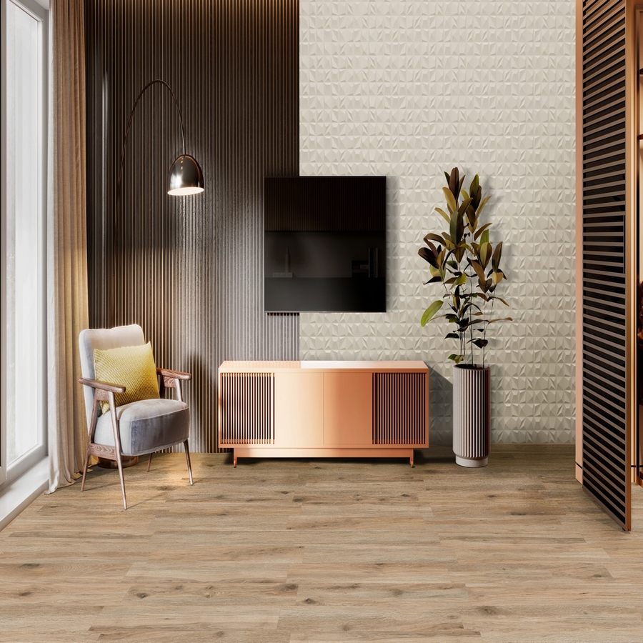 Изображение товара Керамогранит Navarti Deck 20x120 см бежевый дуб для внутренних и наружных работ