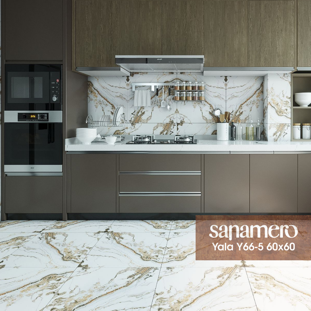 Изображение товара Керамогранит Sanamero Yala 60x60 см античный белый матовый для пола и стен