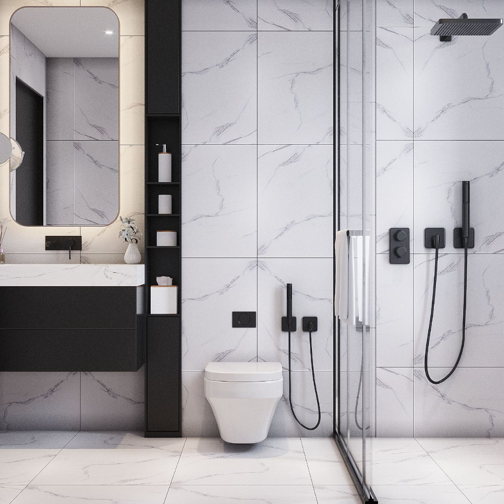 Изображение товара Керамогранит Sanamero Yala 60x60см белый для пола и стен