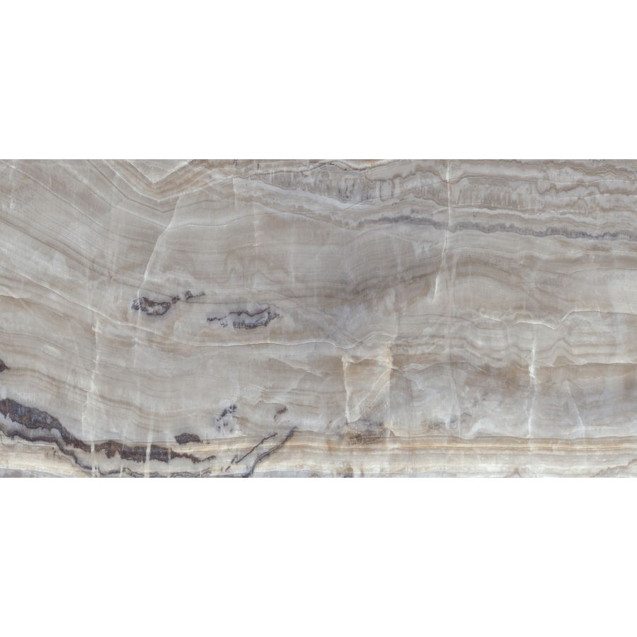 Изображение товара Керамогранит Idalgo Оникс ID9075b054LLR 600x60см цвет черно-белый