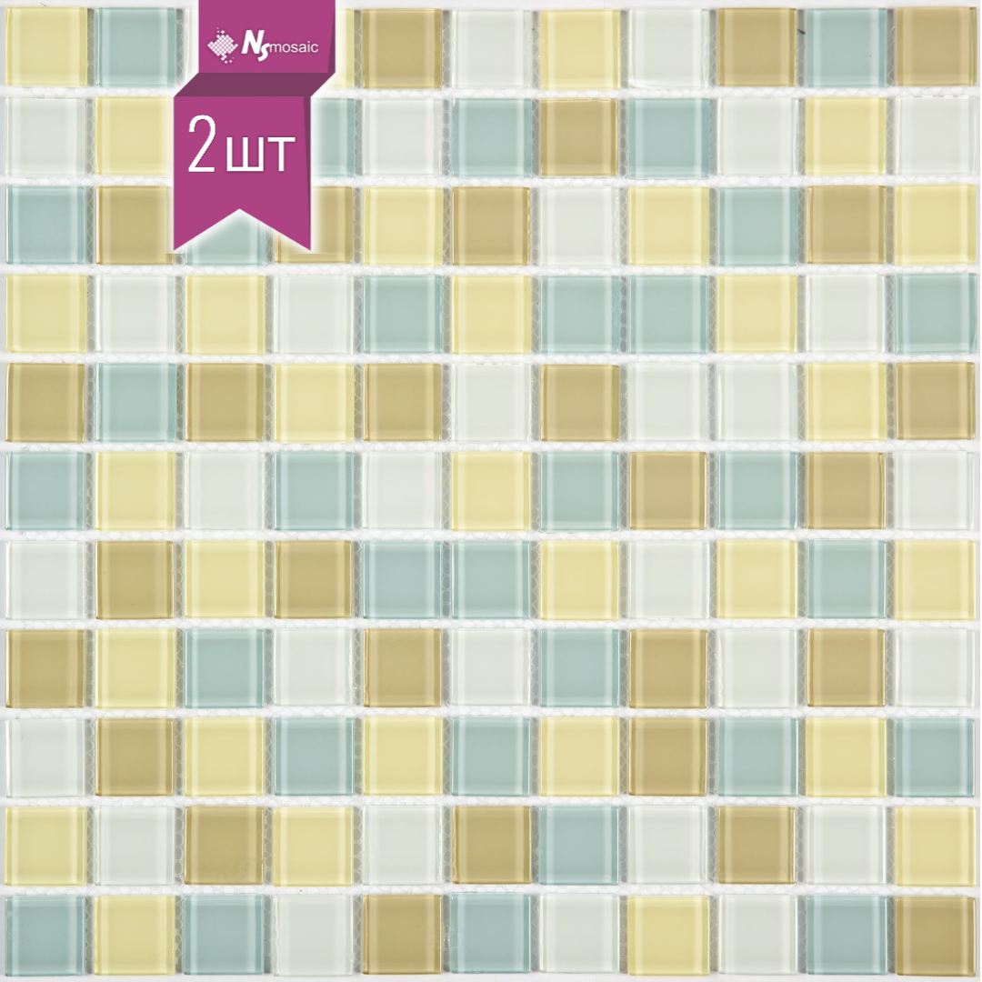 Изображение товара Декоративная мозаика Nsmosaic S-456 30x30см разноцветная