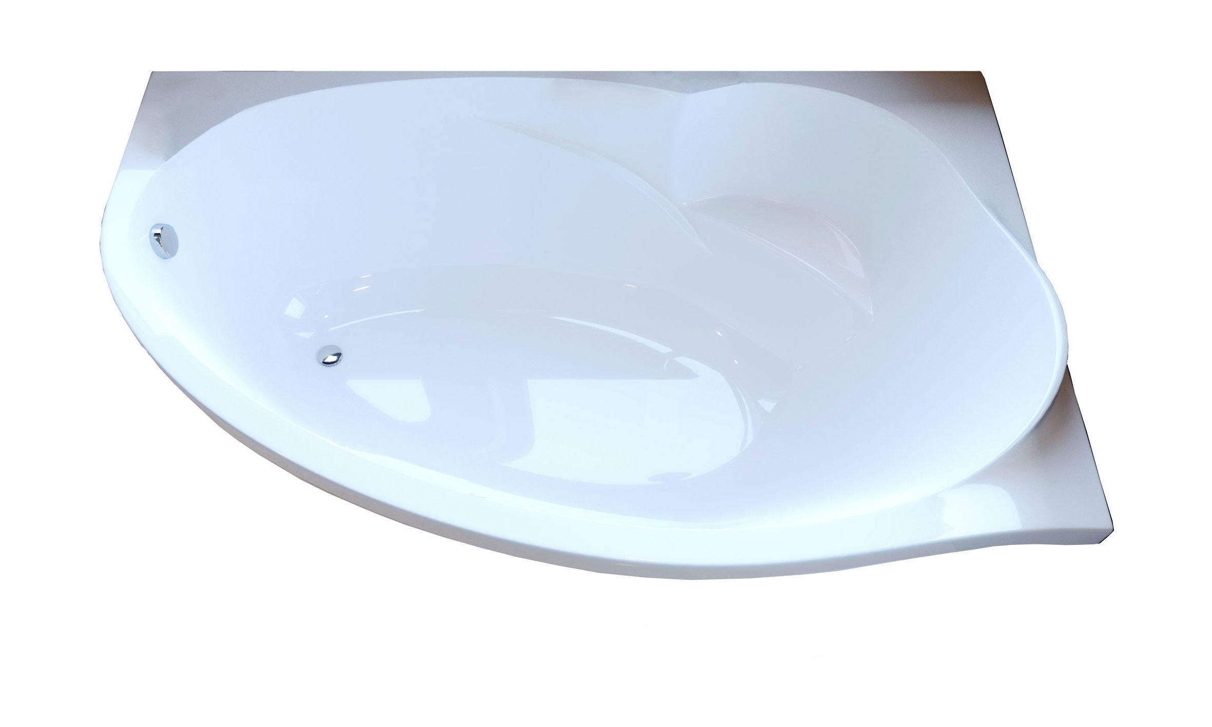 Изображение товара Ванна Фэма Стиль из литьевого мрамора аделина 170 ЛЕВАЯ, цвет Белый