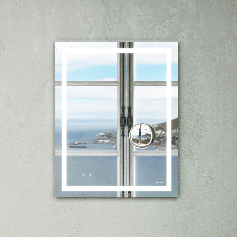 Изображение товара Зеркало с LED подсветкой AM.PM Gem M91AMOX0553WG 55 см