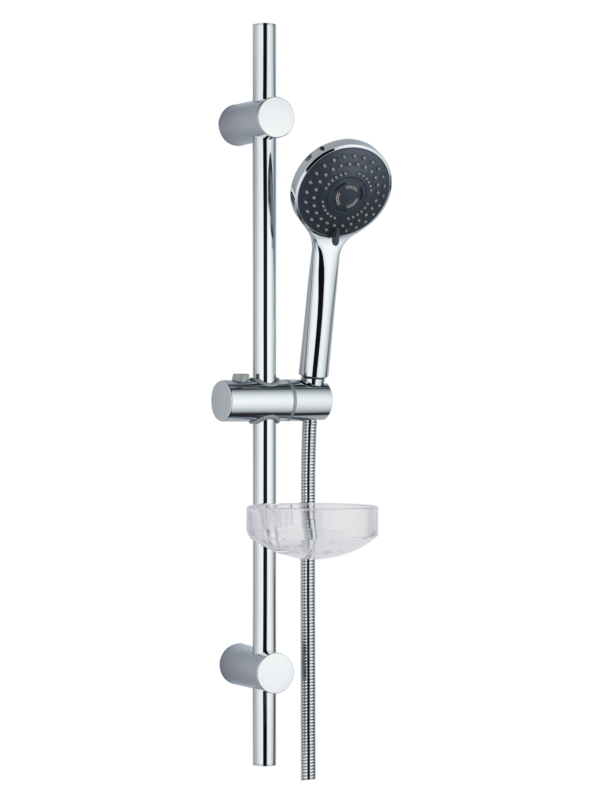 Изображение товара Душевой гарнитур Agger Wave A032 с регулируемой лейкой и хромовым покрытием