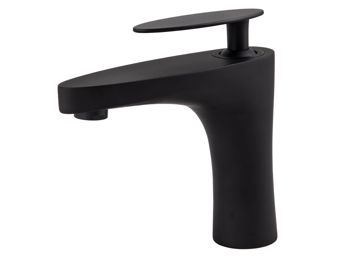 Изображение товара Смеситель Kaiser 02011-2 для раковины Черный, латунь, керамический картридж