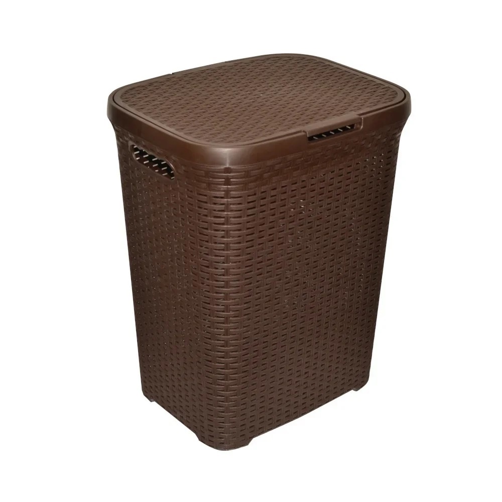 Изображение товара Корзина для белья Violet 40 л цвет коричневый