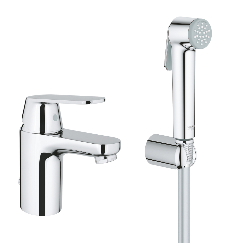 Изображение товара Смеситель для душа Grohe Eurosmart Cosmopolitan 23125000 с гигиеническим душем Изображение товара Смеситель для душа Grohe Eurosmart Cosmopolitan 23125000 с гигиеническим душем