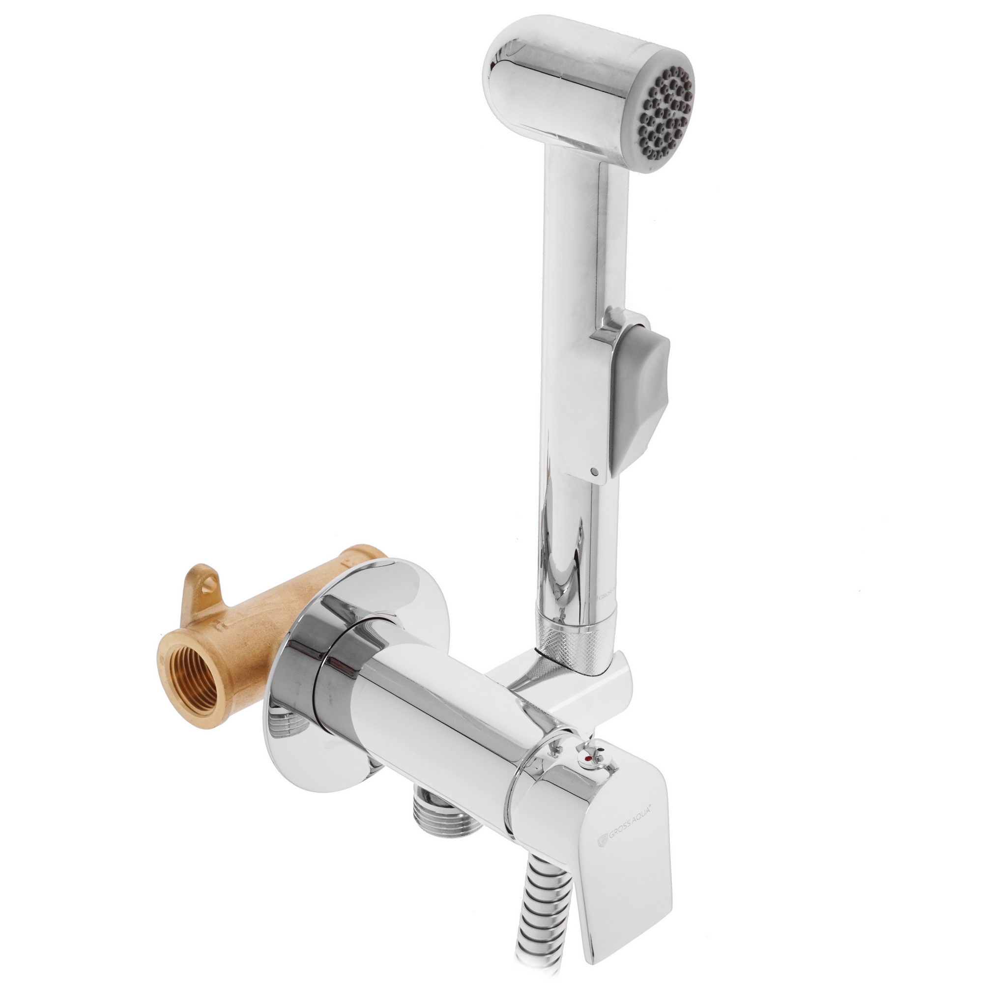 Изображение товара Набор для подключения гигиенического душа Gross Aqua Bidet Evo GA042601C встраиваемый