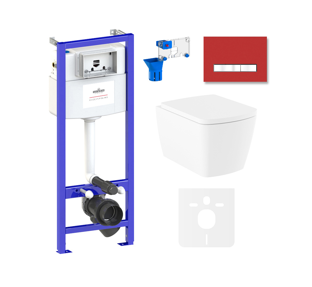 Изображение товара Комплект инсталляции с унитазом Lavinia Boho Aveo Rimless 75110257 Гарантия 25 лет