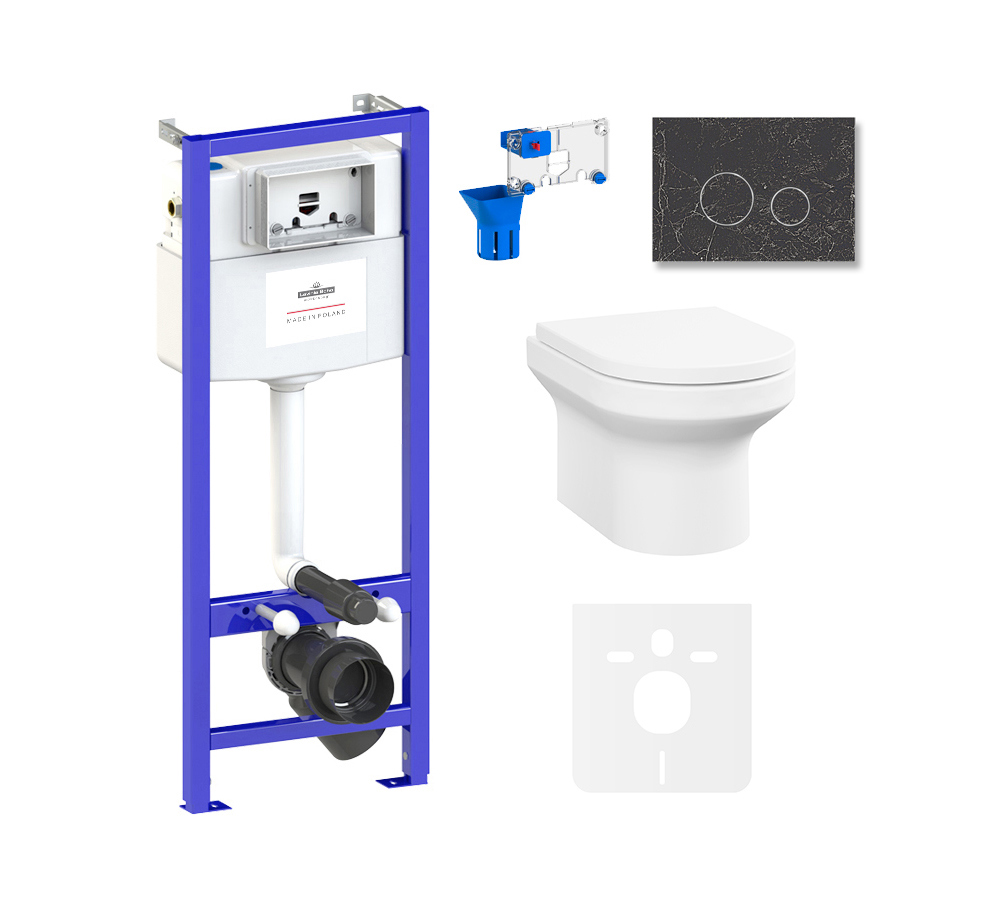 Изображение товара Комплект инсталляции с унитазом Lavinia Boho Grance Hill Rimless 87561056