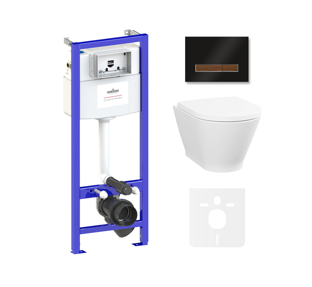 Изображение товара Комплект инсталляции с унитазом Lavinia Boho Elegant Rimless 87561078