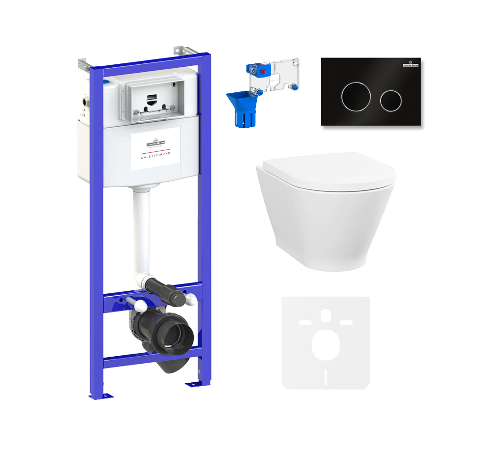 Изображение товара Комплект инсталляции с унитазом Lavinia Boho Elegant Rimless безободковый