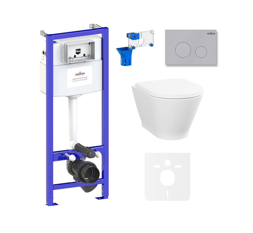 Изображение товара Комплект инсталляции с унитазом Lavinia Boho Elegant Rimless 87561094