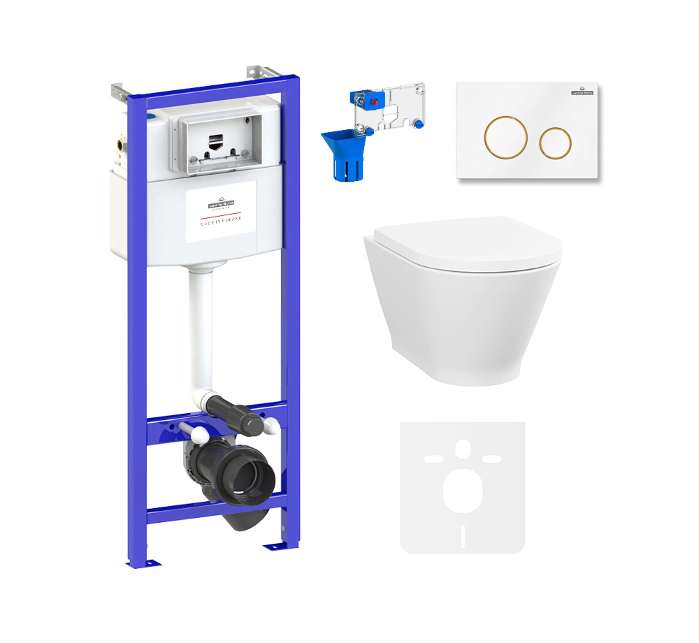 Изображение товара Комплект инсталляции с унитазом Lavinia Boho Elegant Rimless 87561112