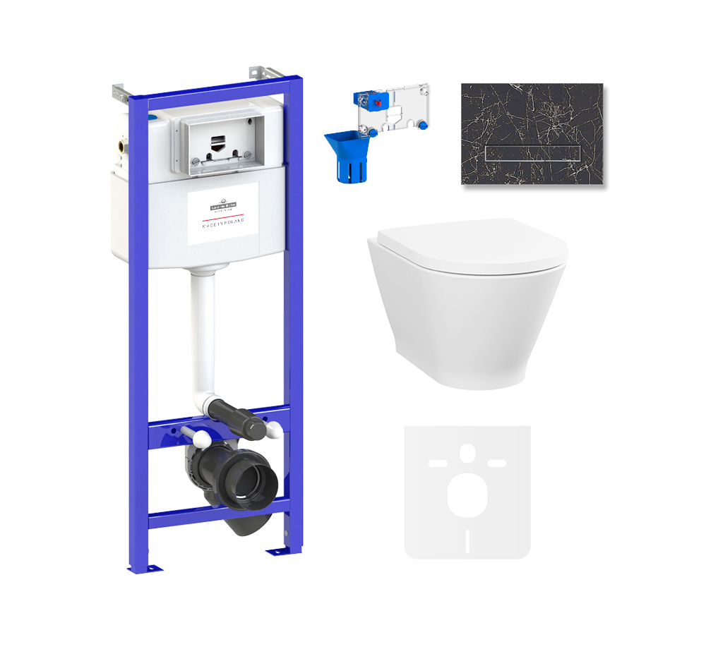 Изображение товара Комплект инсталляции с унитазом Lavinia Boho Elegant Rimless 87561113