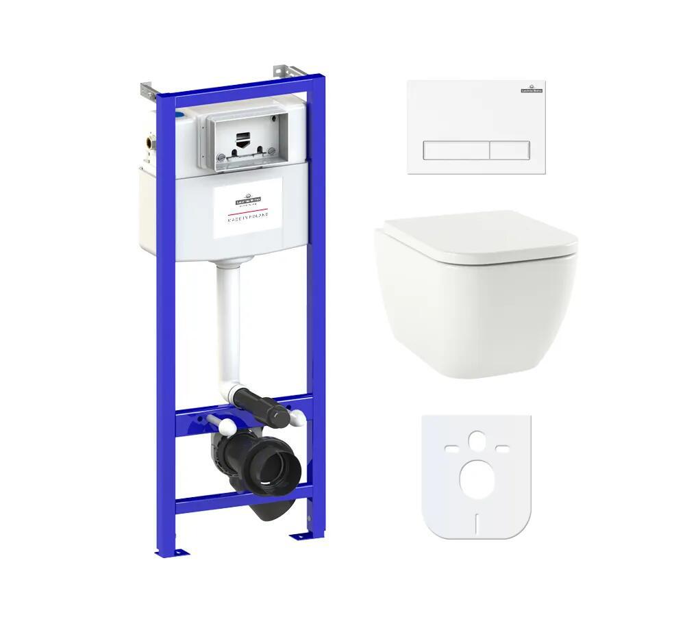 Изображение товара Комплект инсталляции 7 в 1 Lavinia Boho One Rimless универсальное решение для ванных