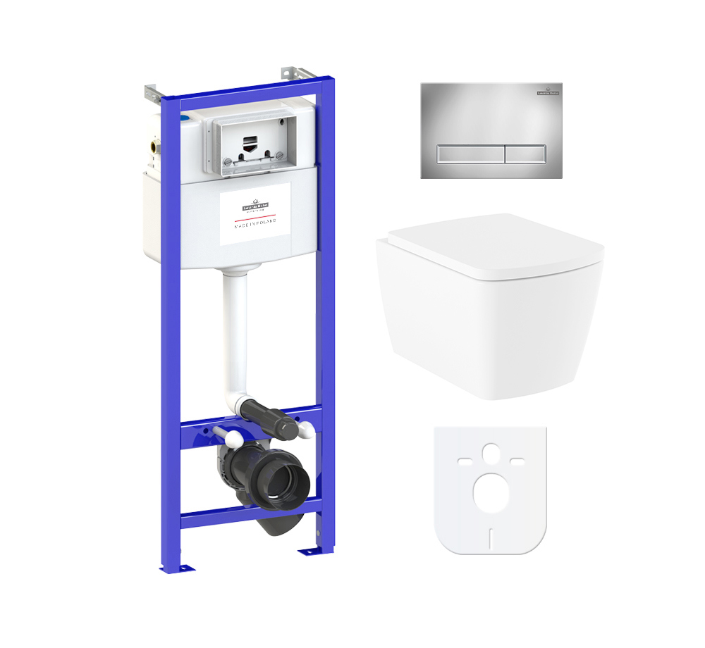 Изображение товара Комплект инсталляции Lavinia Boho Aveo Rimless с унитазом и монтажом