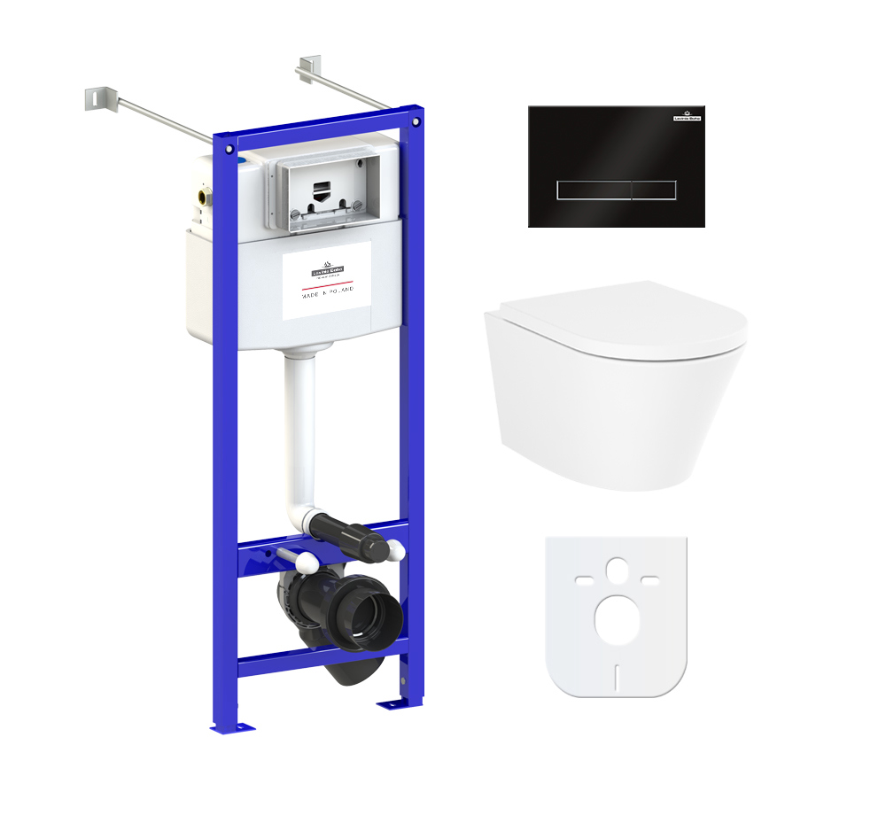 Изображение товара Комплект инсталляции с унитазом Lavinia Boho Biore Compacto Rimless 77050178