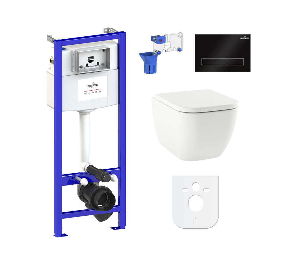 Изображение товара Комплект инсталляции с унитазом Lavinia Boho One Compacto Германия 25 лет гарантии Изображение товара Комплект инсталляции с унитазом Lavinia Boho One Compacto Германия 25 лет гарантии