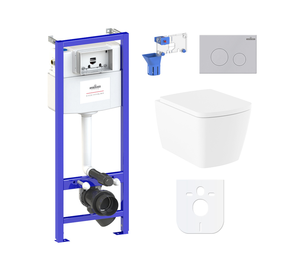 Изображение товара Комплект инсталляции с унитазом Lavinia Boho Aveo Rimless 87040127 Германия