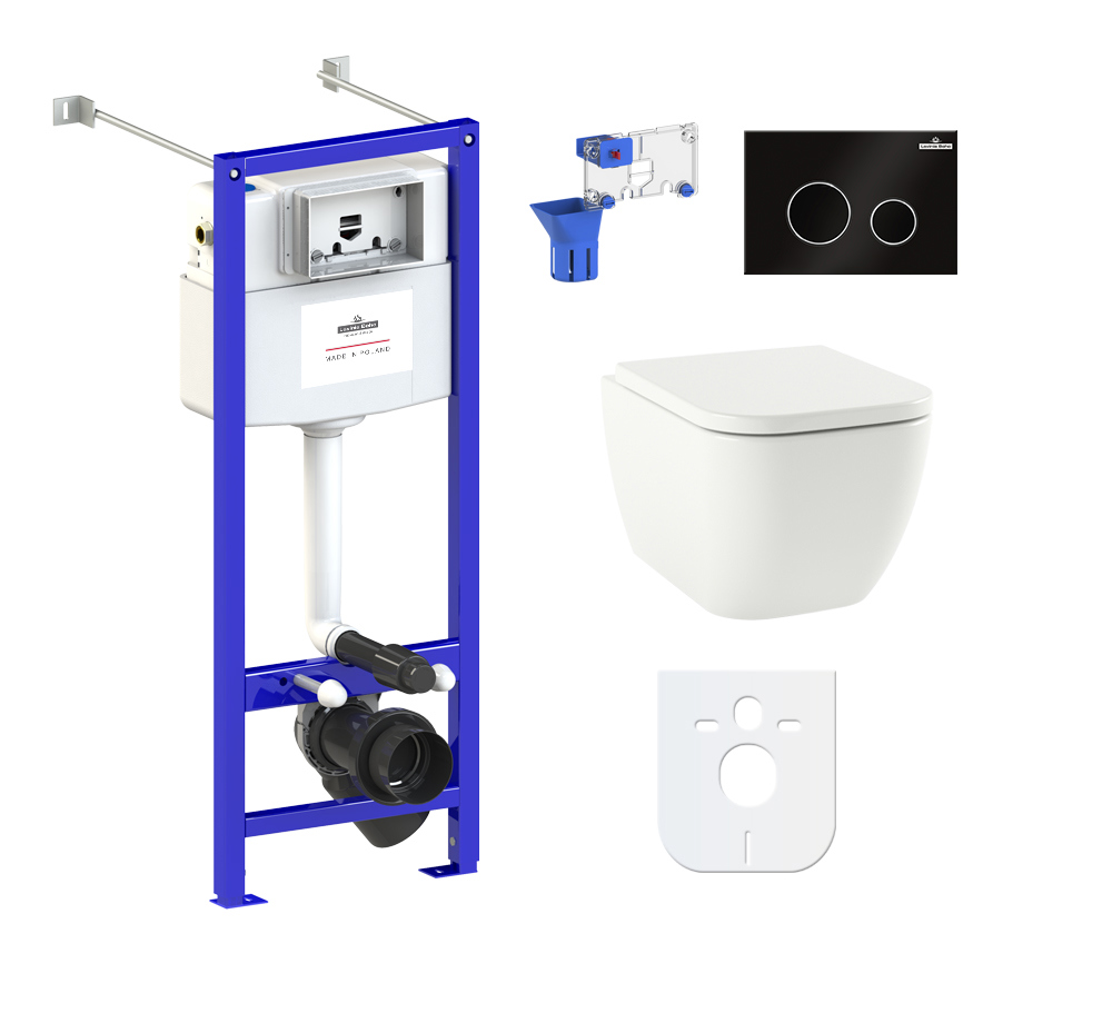 Изображение товара Комплект инсталляции с унитазом Lavinia Boho One Compacto 87050152 Германия