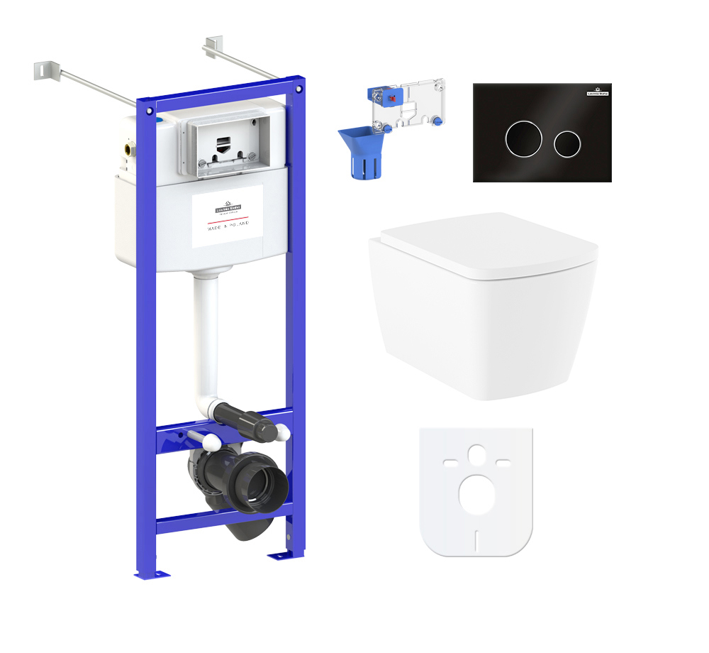 Изображение товара Комплект инсталляции с унитазом Lavinia Boho Aveo Rimless 87050216 Германия