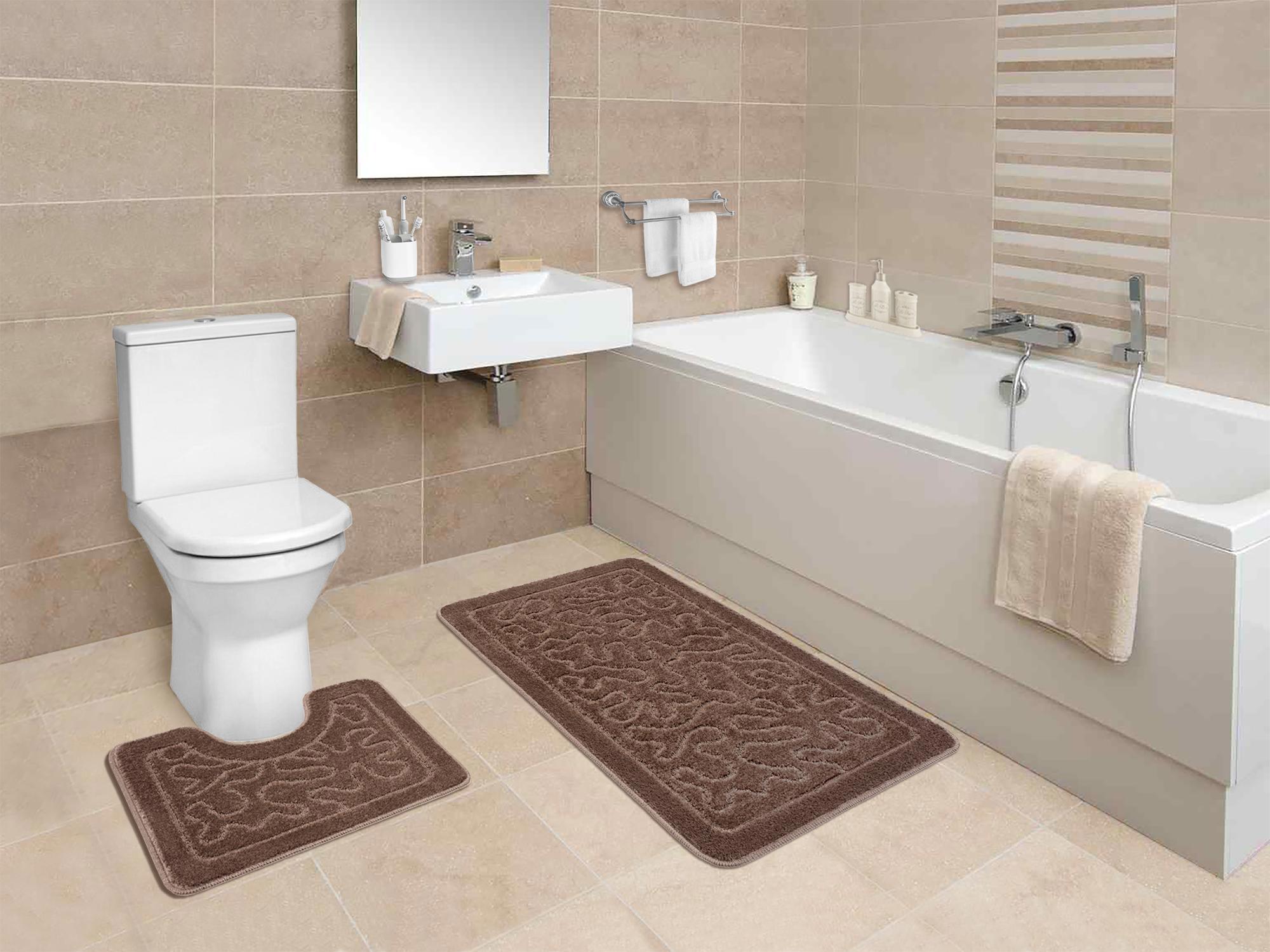 Изображение товара Коврик для ванной SHAHINTEX РР 60x100 см, Мокко