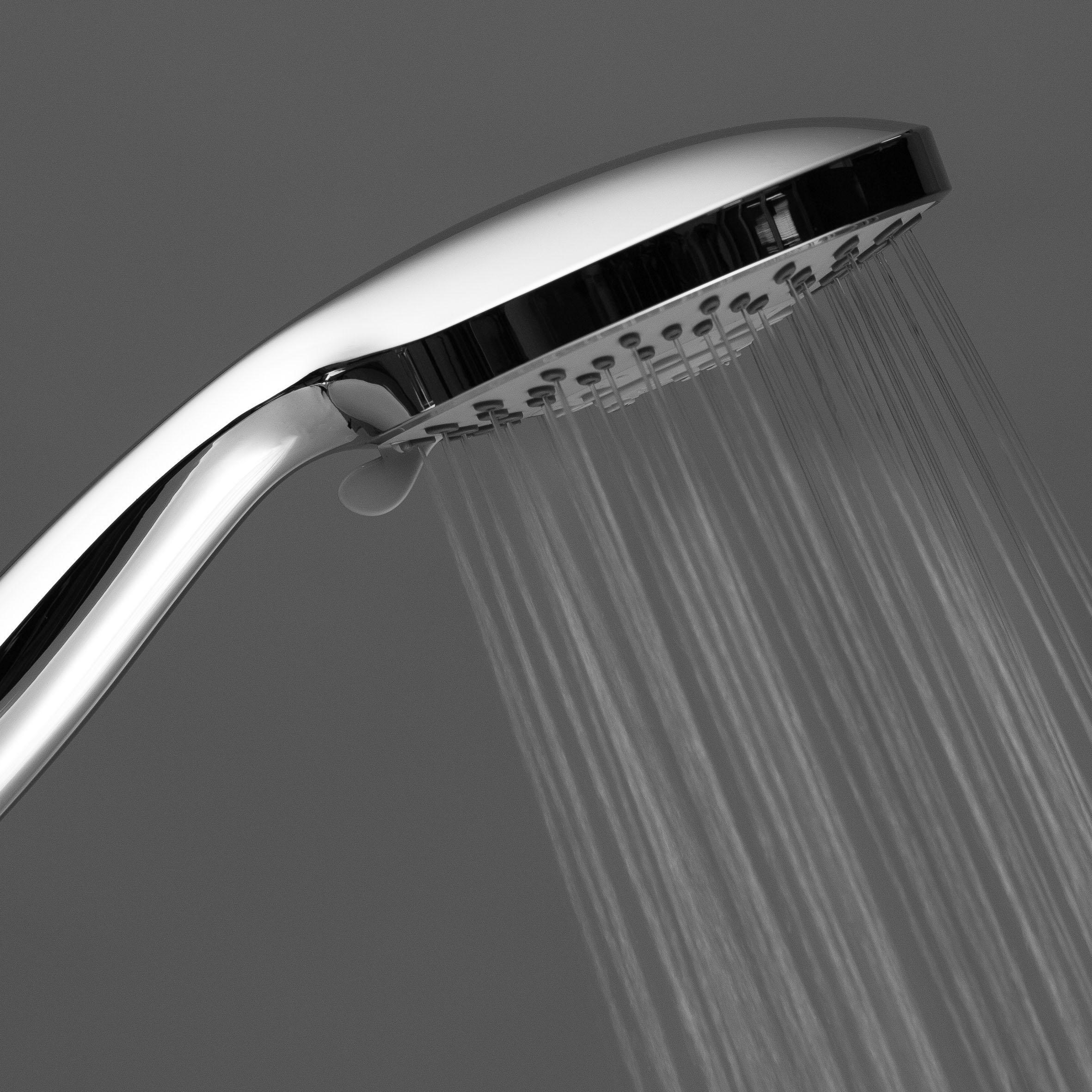 Изображение товара Комплект душевой Swedbe Calypso 5079 с пятирежимной лейкой латунь хром