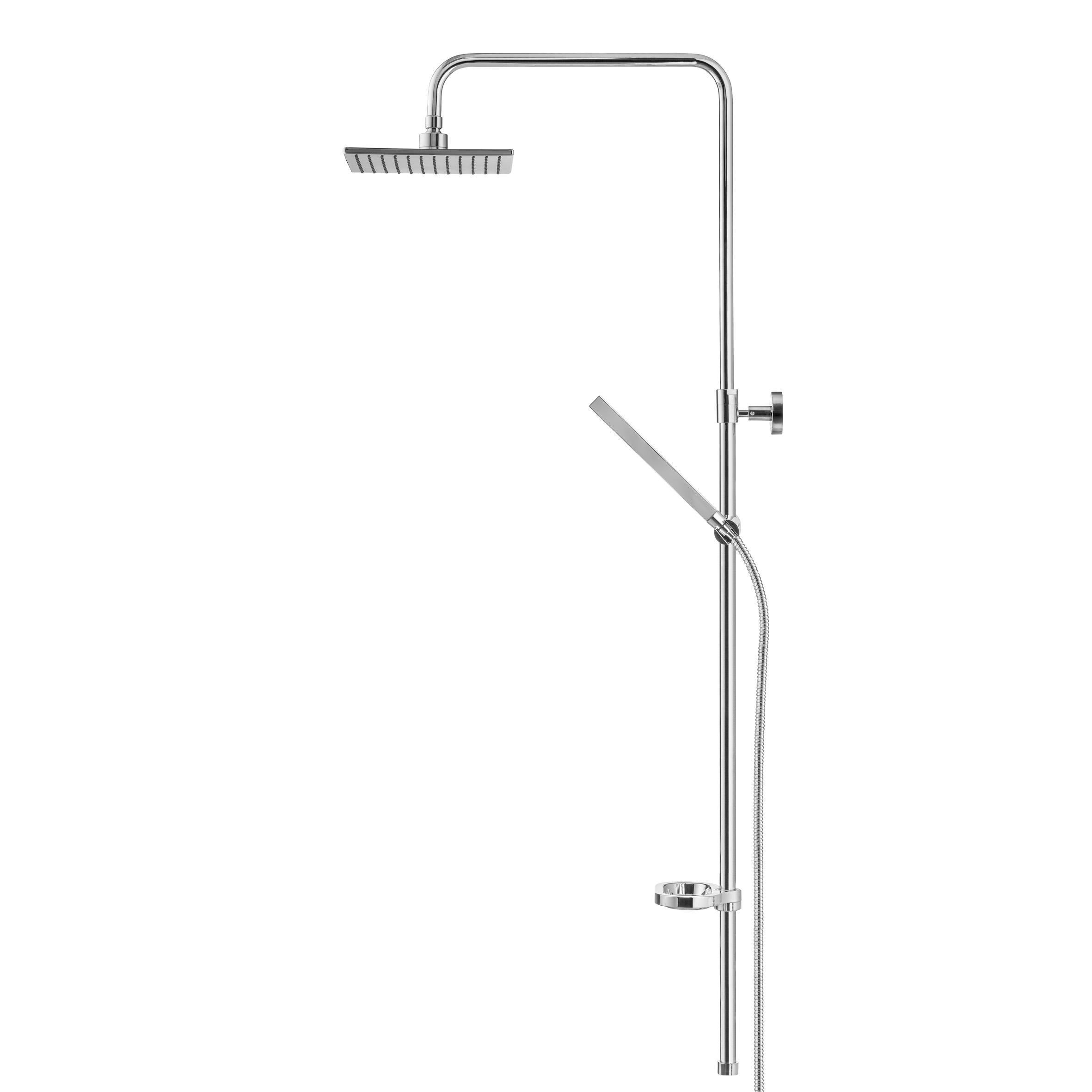 Изображение товара Душевая стойка Swedbe Calypso 5066 с верхним и ручным душем, регулировка высоты