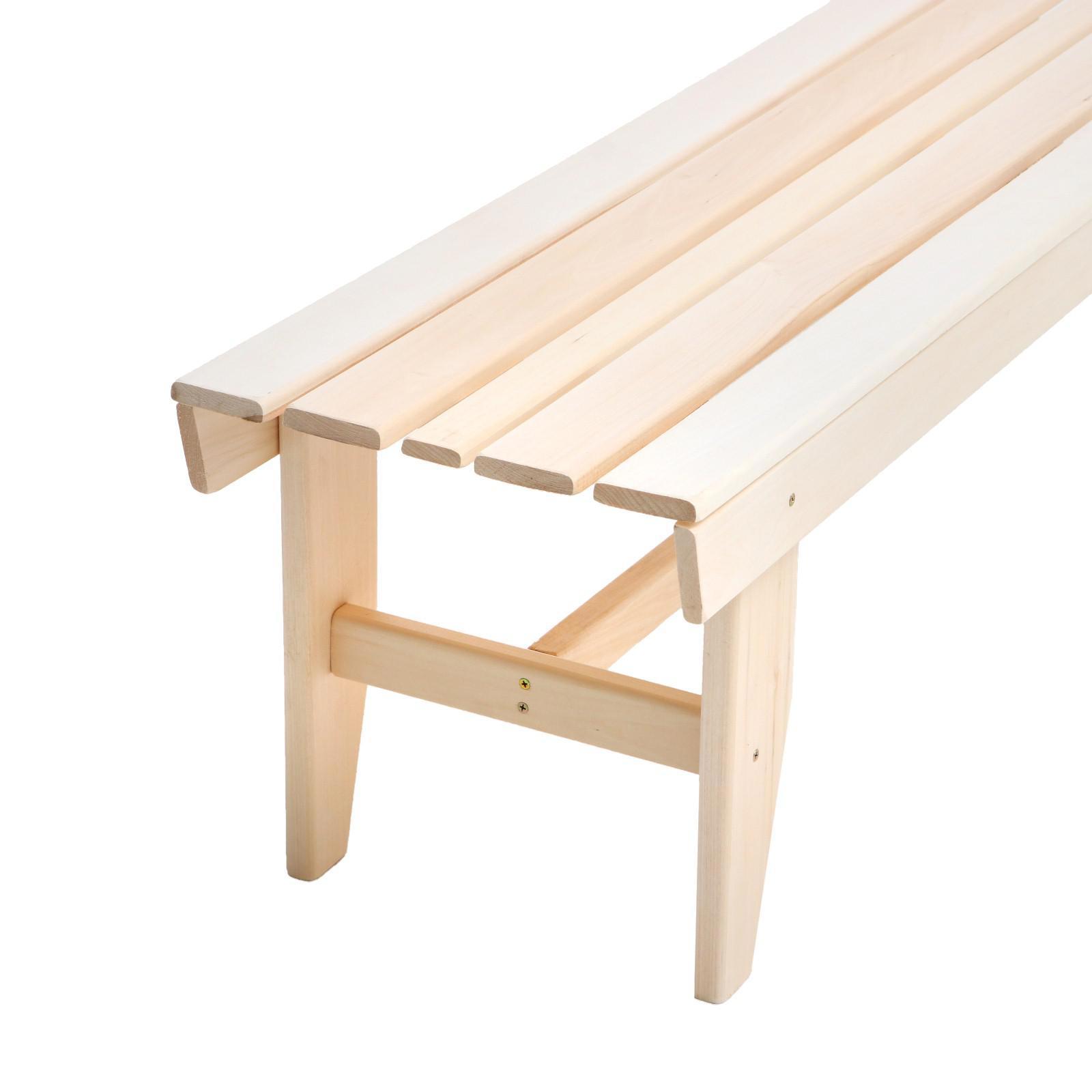 Изображение товара Лавка для бани и сауны 150x40x45 см