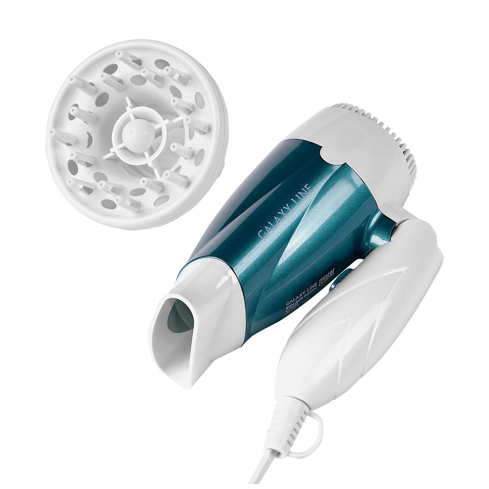Изображение товара Фен для волос GALAXY LINE GL4335 компактный с насадками и гарантией