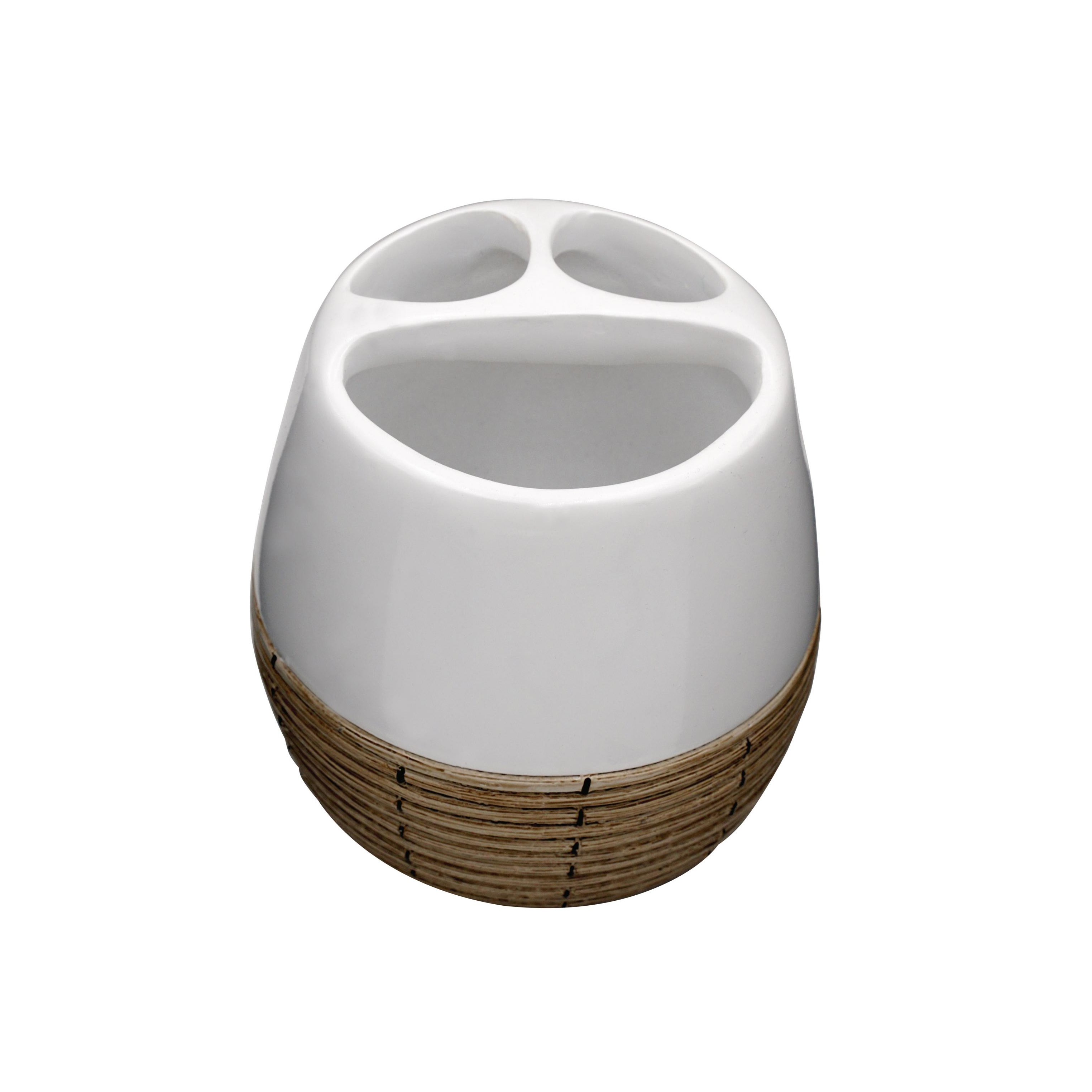 Изображение товара Стакан для зубной щётки Ridder Safari полирезин цвет белый