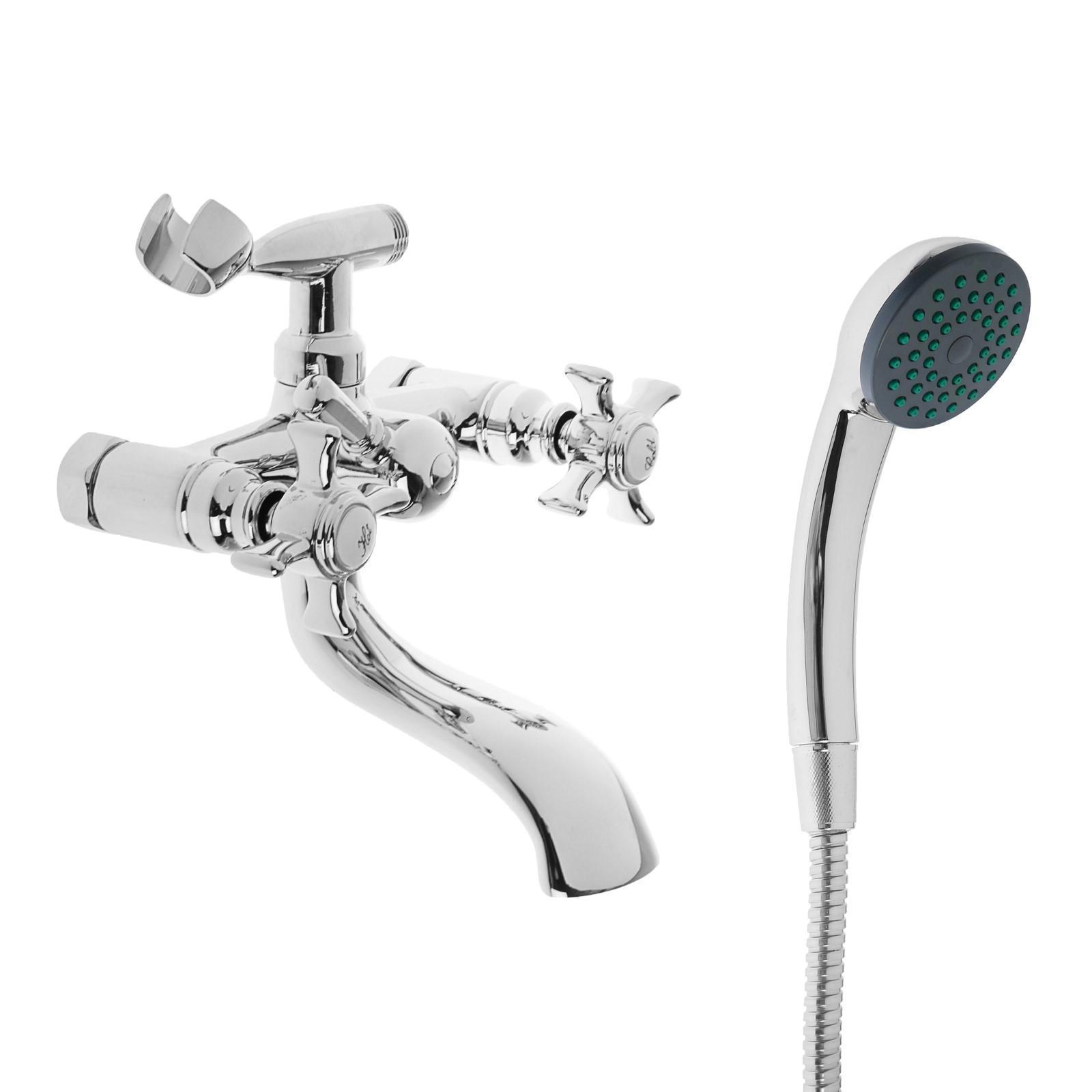 Изображение товара Смеситель ACCOONA A6070 для ванны двухвентильный хромированный