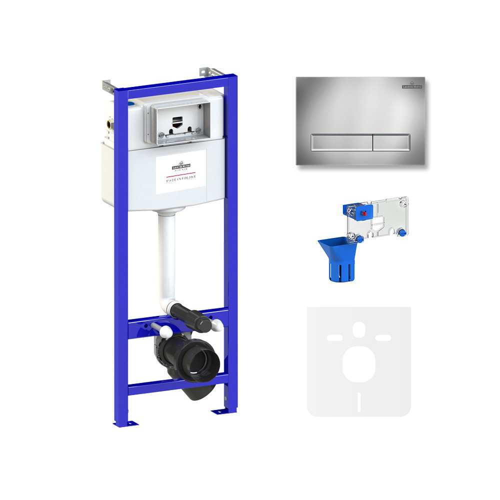 Изображение товара Комплект инсталляции для подвесного унитаза Lavinia Boho Relfix 77010031 Польша