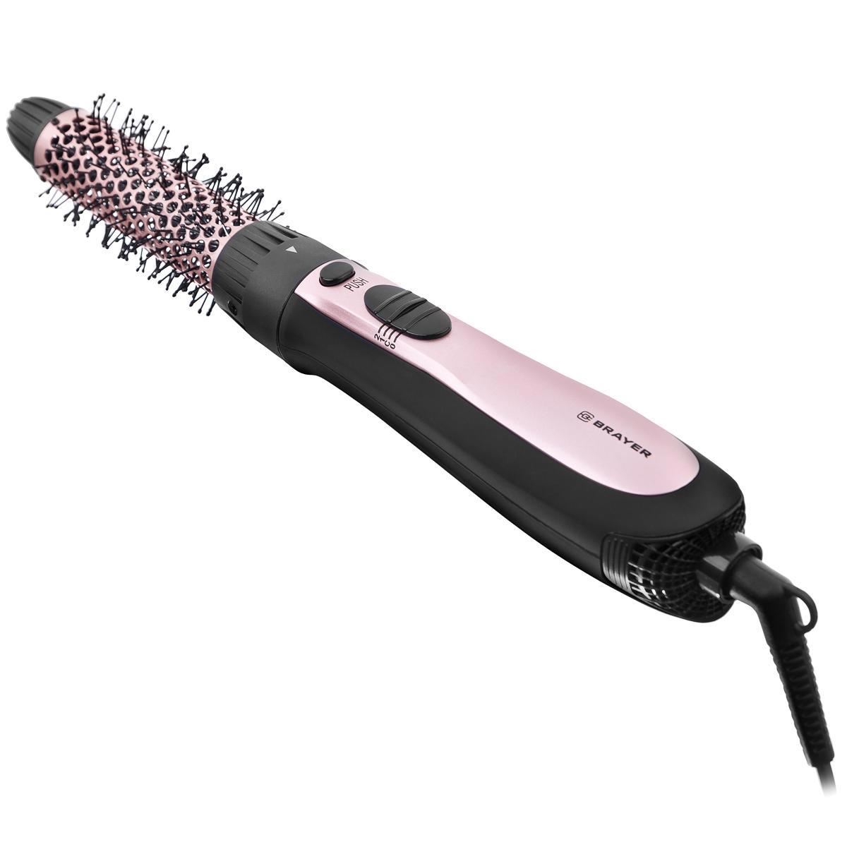 Изображение товара Фен щетка Brayer BR3130GD 800 Вт черный с насадками для укладки