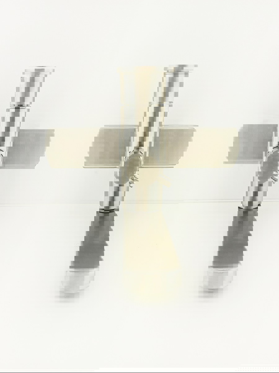 Изображение товара Душевая стойка OUTE T40494 со смесителем матовый хром нержавеющая сталь