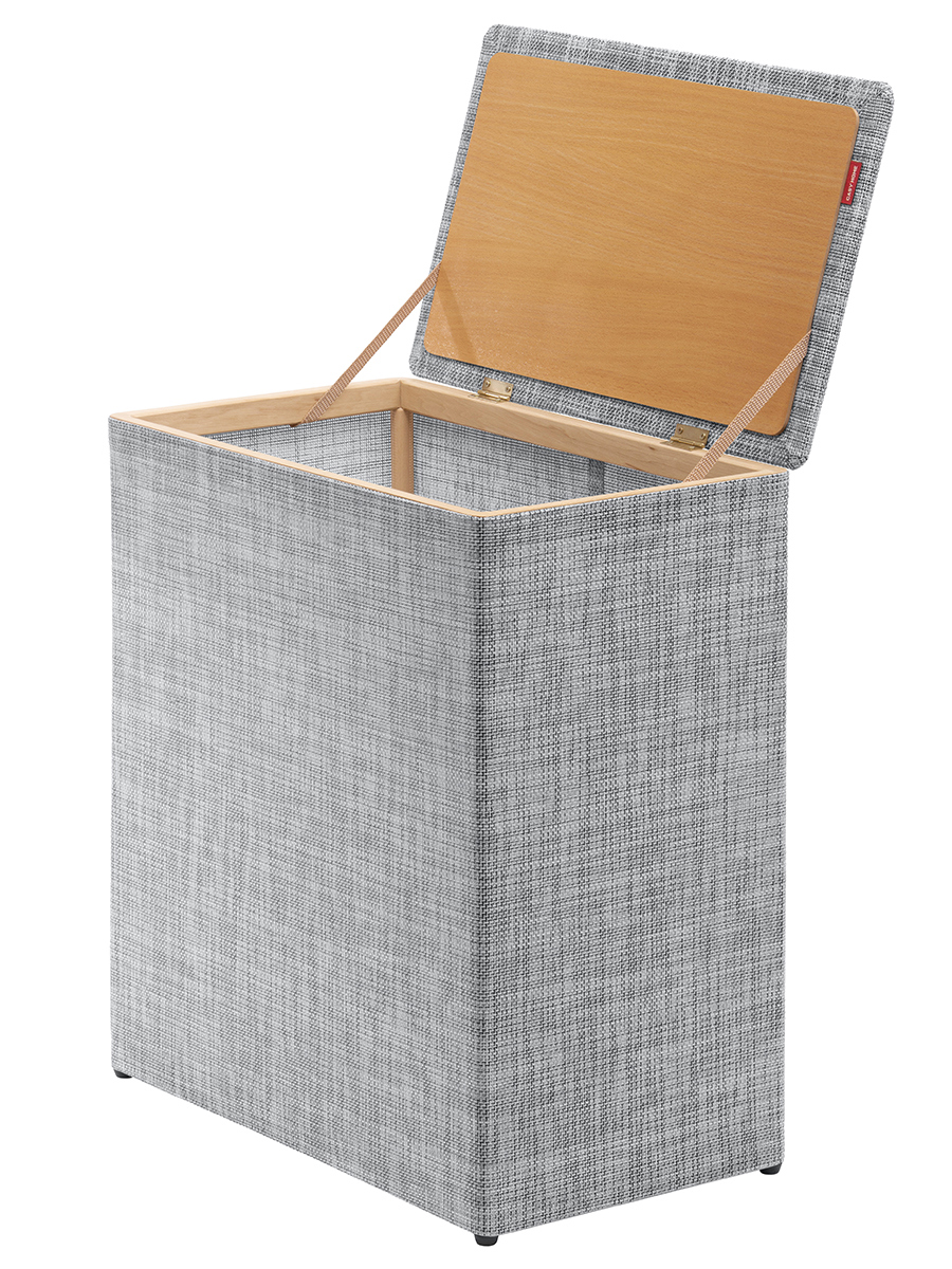 Изображение товара Корзина для белья Casy Home 00-100681 цвет серый